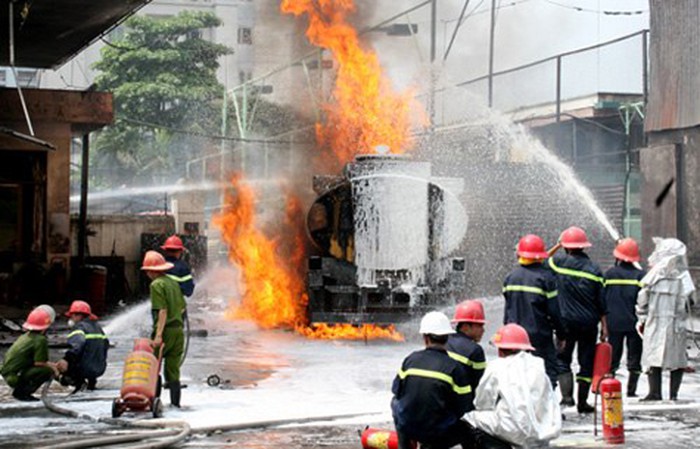 chữa cháy điện