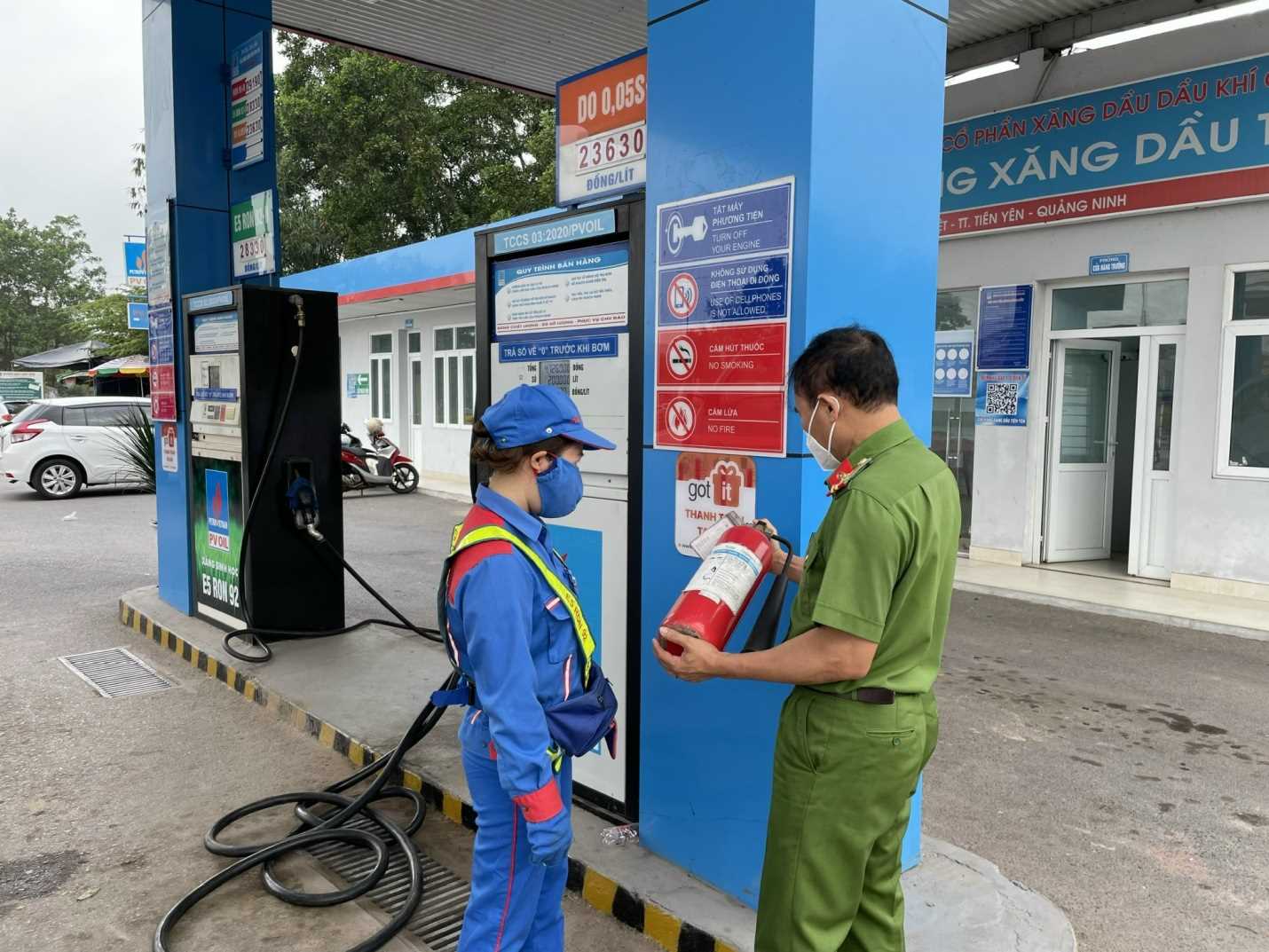 PCCC cửa hàng xăng dầu