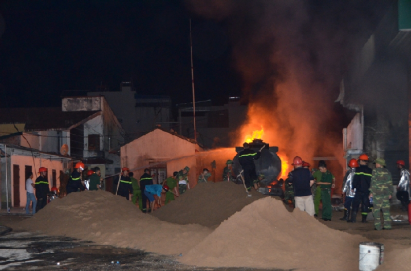 Chữa cháy xăng dầu